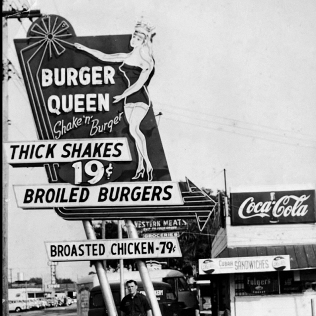 Burger Queen Neon