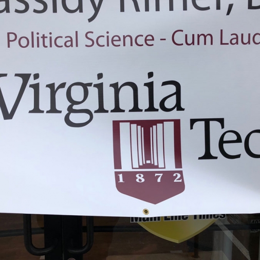 Virginia Tech Logo on Banner