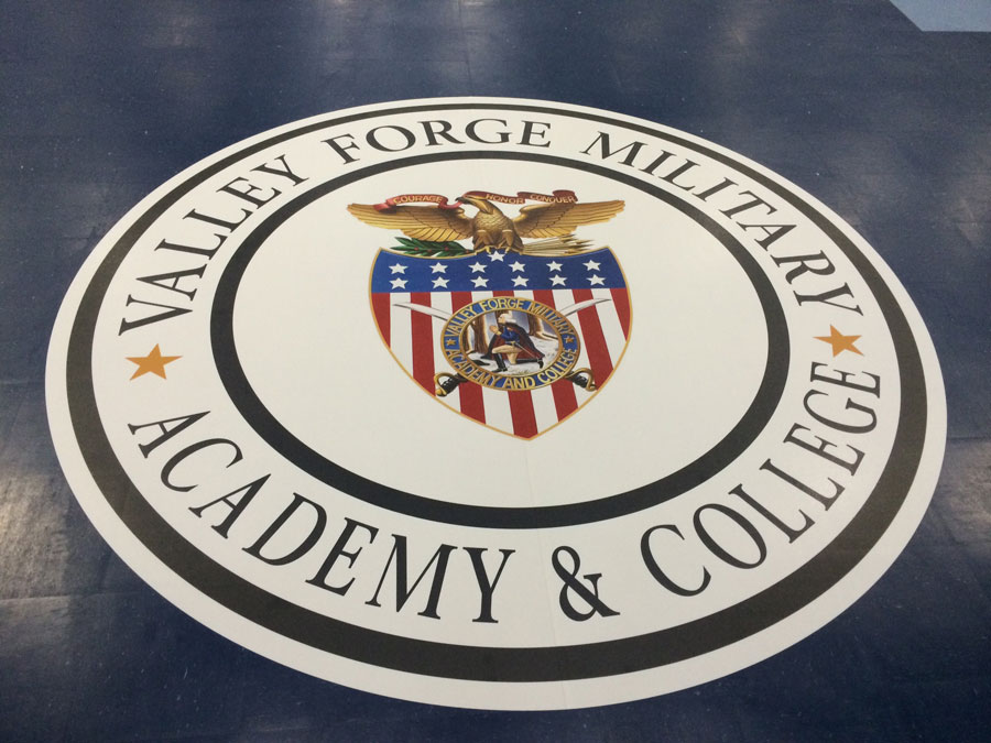 Valley Forge Military Academy Floor Graphic