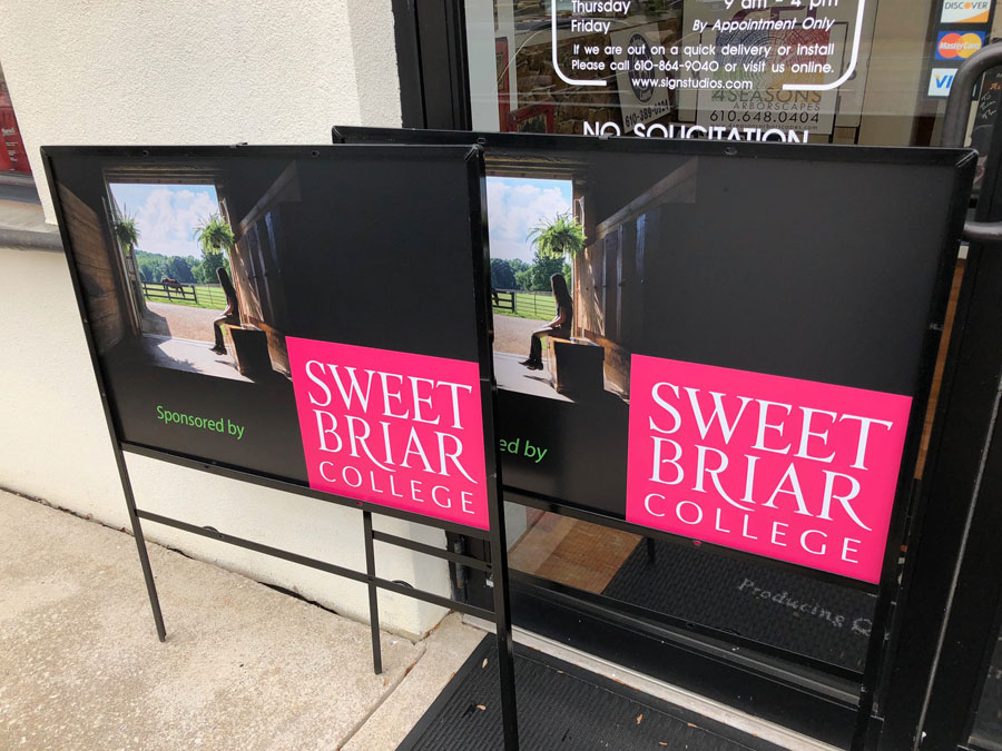 Sweet Briar College Site Signs