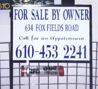 For Sale By Owner Site Sign
