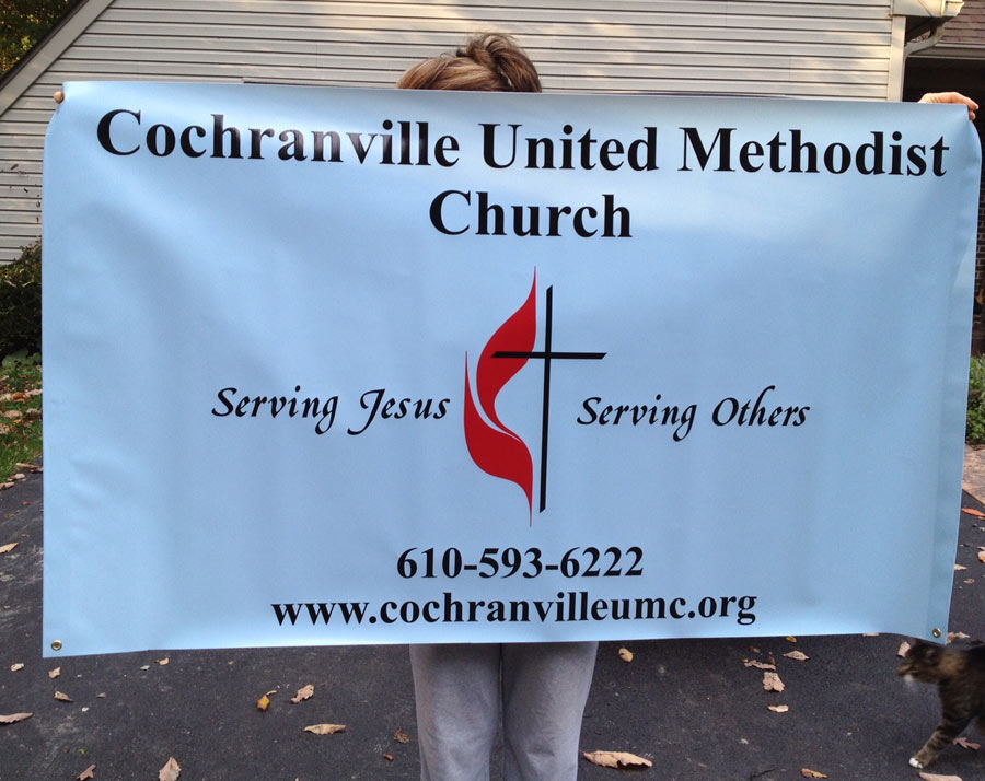 Cochranville United Methodist Church Banner