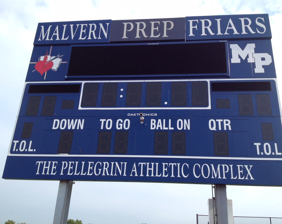 Malvern Prep Score Board