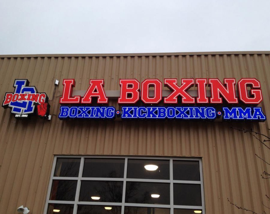 LA Boxing Channel Letters