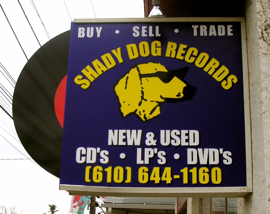 Shady Dog Records Illuminated Cabinet
