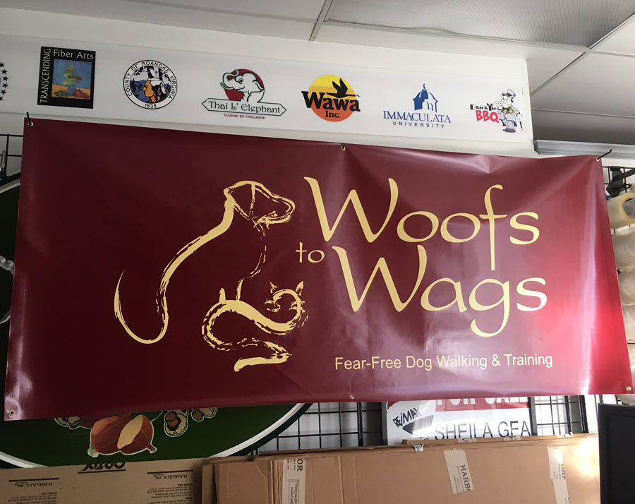 Woofs and Wags Banner