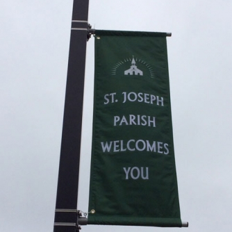 St. Joseph Parish Pole Banner