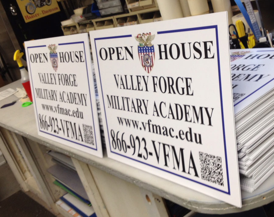 Valley Forge Military Academy Signs