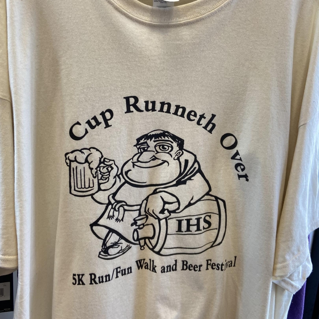 Cup Runneth Over Screen Printed T-Shirt