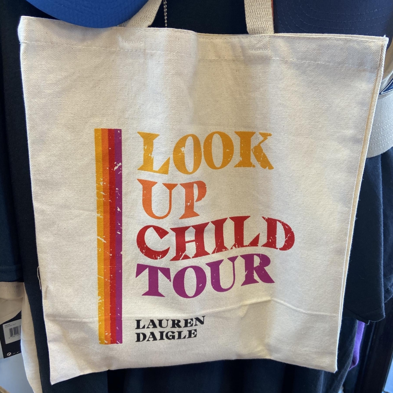 Look Up Child Tour Screen printed Tote Bag