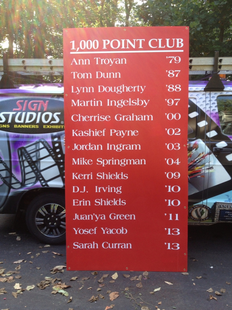 Archbishop Carroll 1000 Point Club Corro