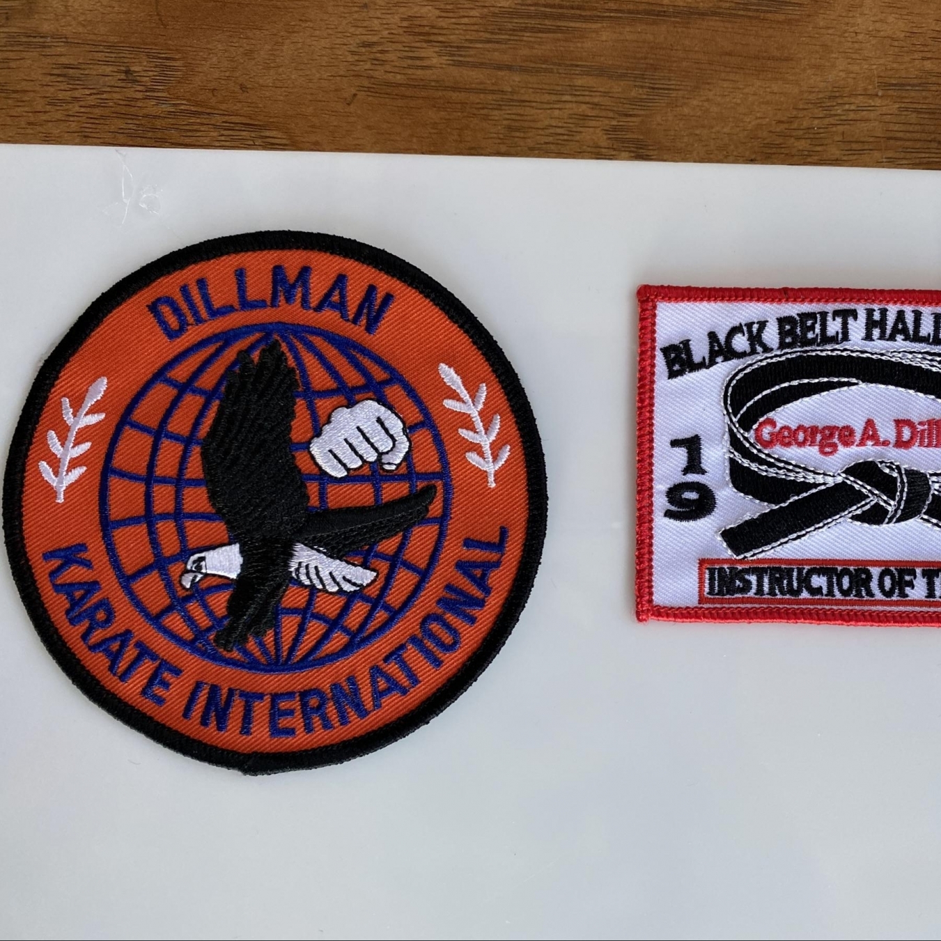 Dillman Karate Embroidered Patches