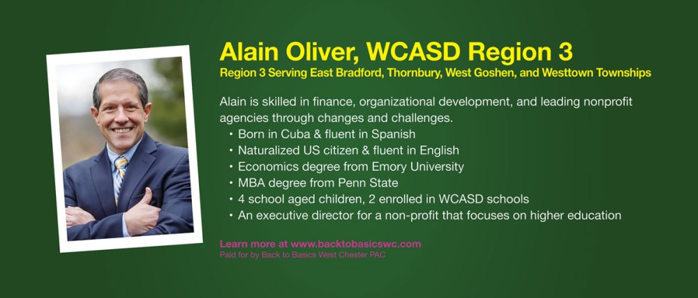 WCASD School Board Alain Oliver Back Side