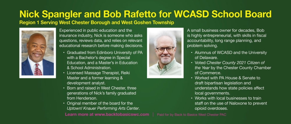 WCASD School Board Bob Rafetto and Nick Spangler Back Side