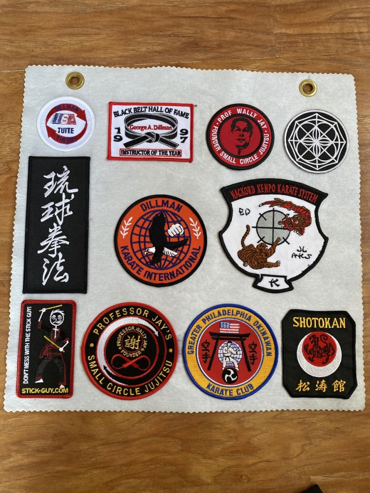 Embroidered Karate Patches