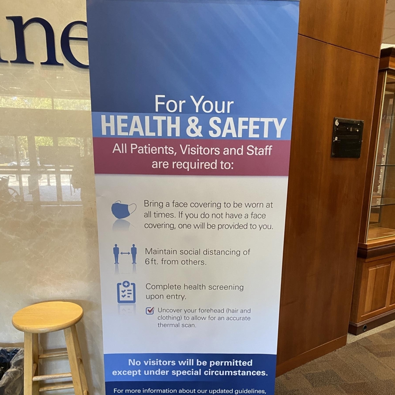 Penn Med Health & Safety Retractable Banner