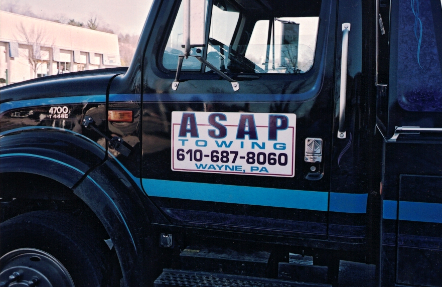 ASAP Towing on vehicle