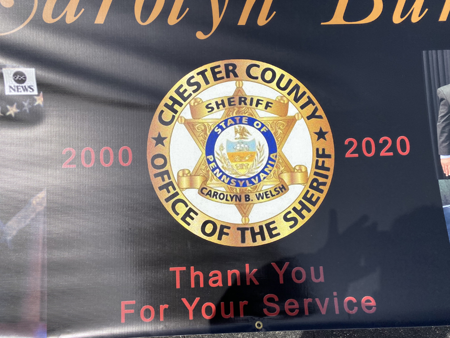 Chester County Sheriff Seal on Banner