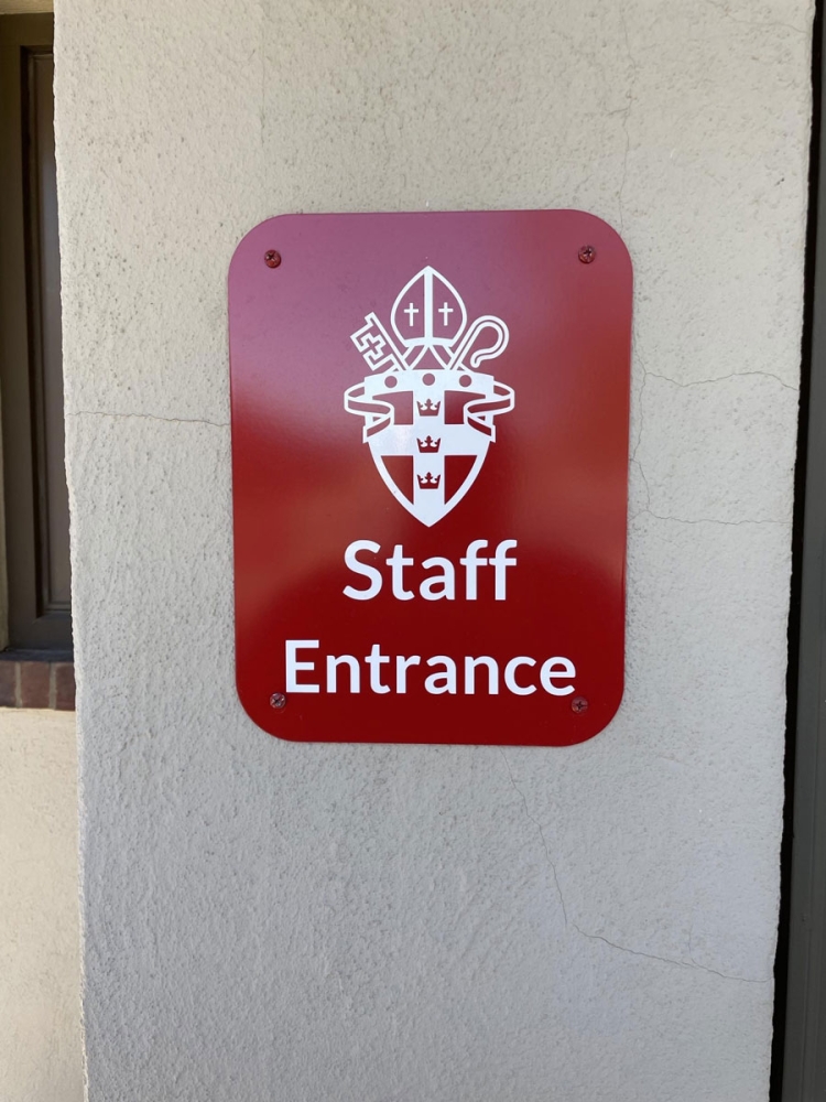 Episcopal Diocese Wall Sign