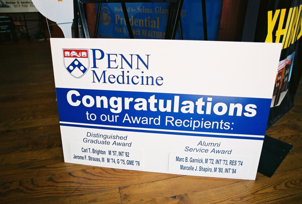 Penn Medicine Congratulations Corro Sign