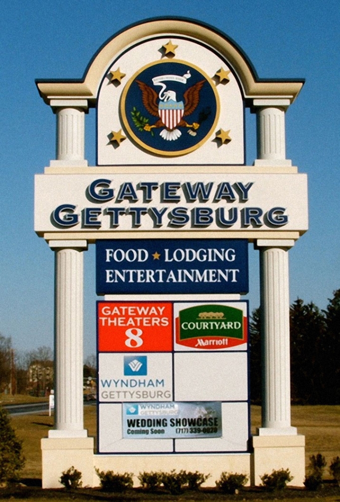 Gateway Gettsburg pylon