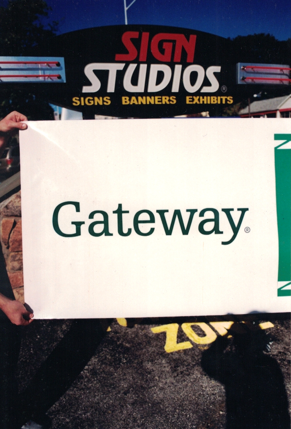 Gateway logo on banner