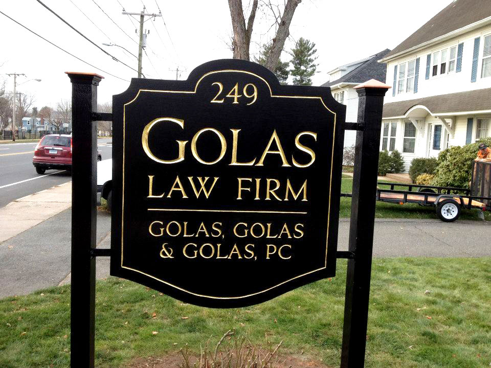 Golas Redwood Sign