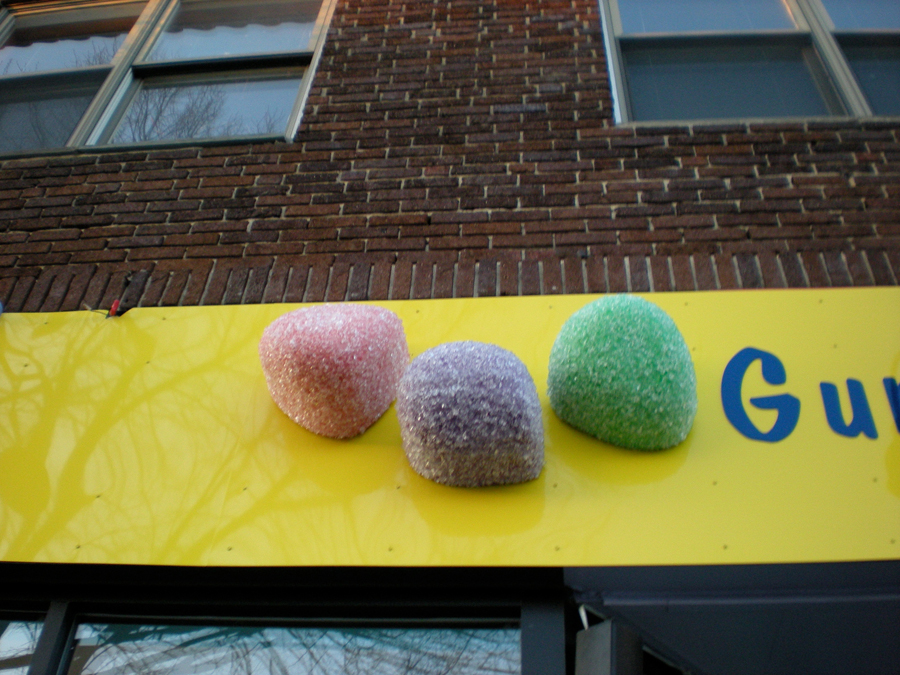 Gumdrops and Sprinkles Custom Front Sign