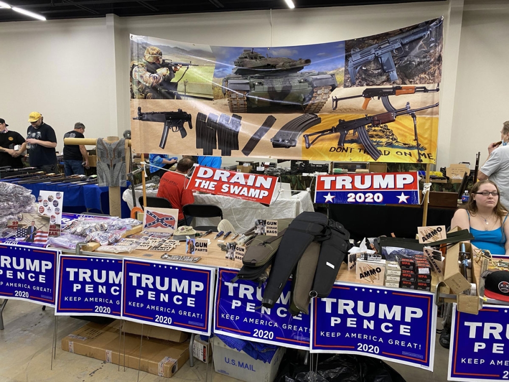 Gun Show Table Closeup