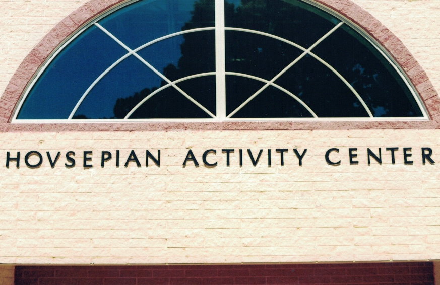 Hovsepian Activity Center Dimensional Lettering