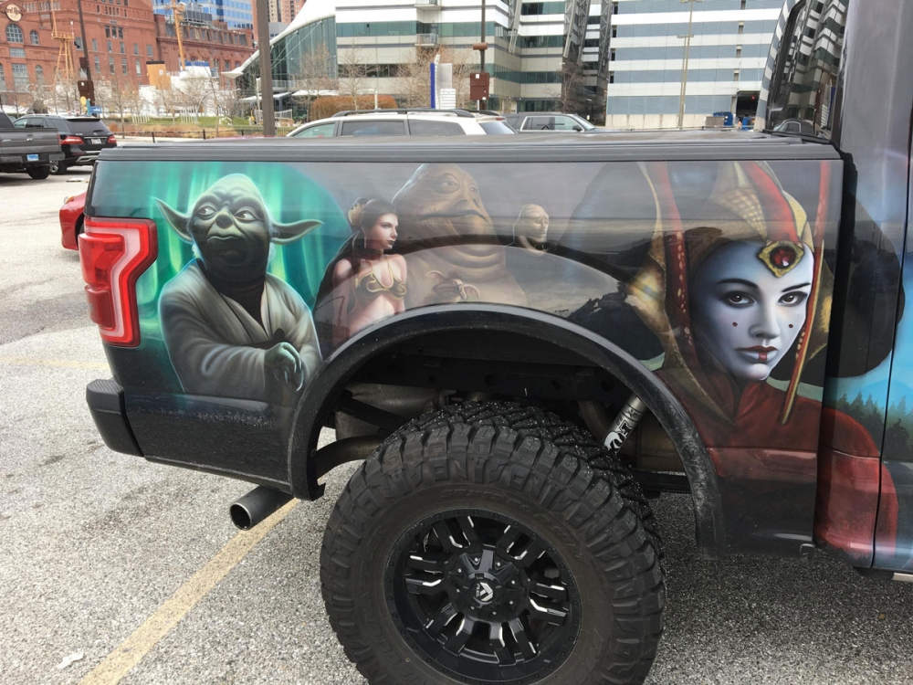 Star Wars Truck Passengers Side back