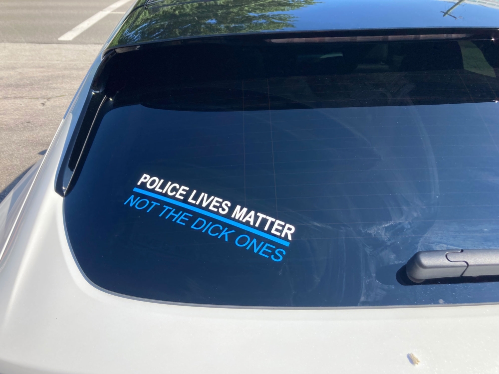 Police Lives Not The Dick Ones
