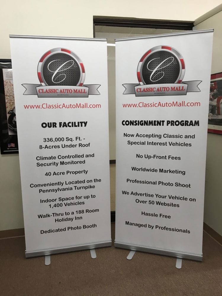 Classic Auto Mall Retractable Banners