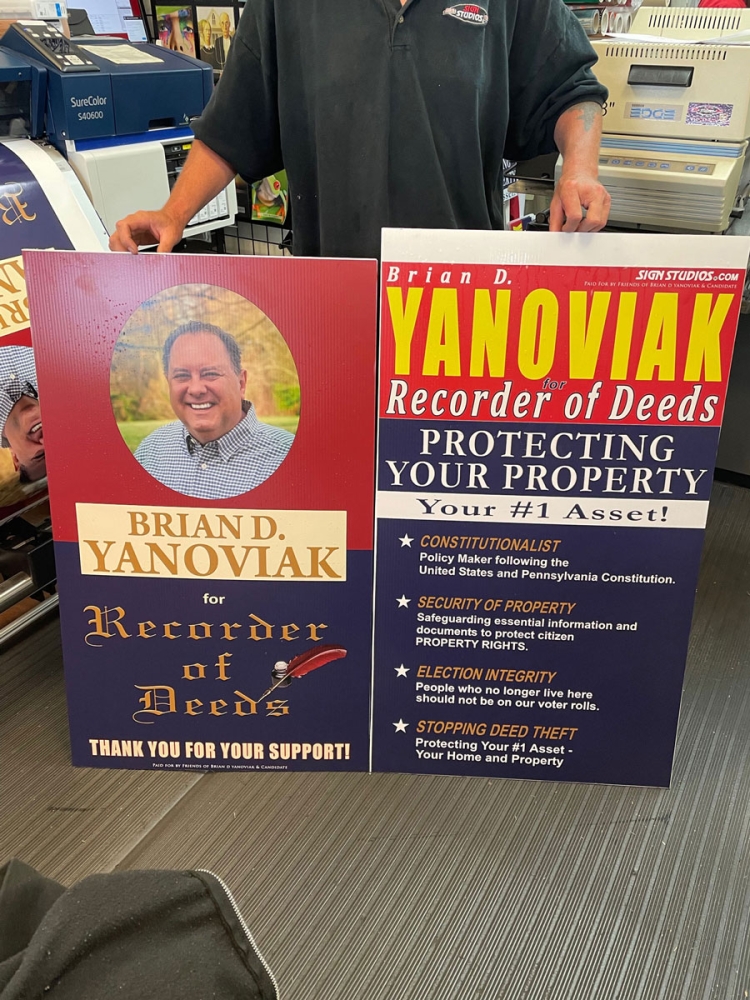 Yanoviak Campaign Wearable Sandwich Board