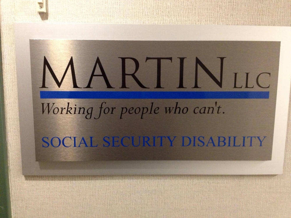 Martin LLC Plaque