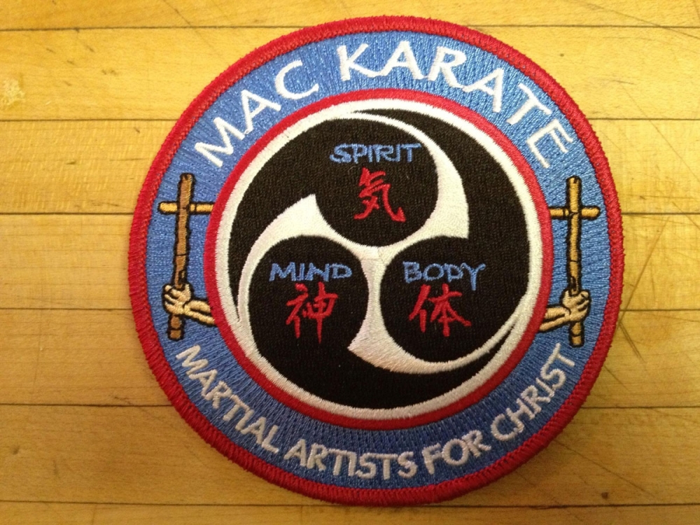 MAC Karate Embroidered Patch