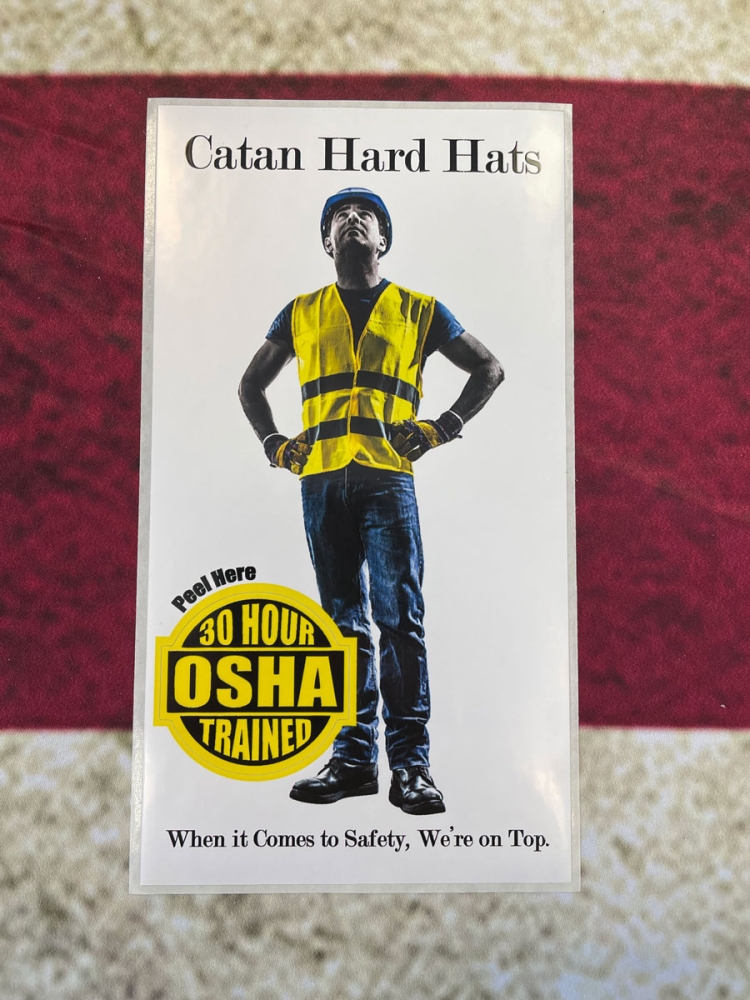 Catan Hard Hats Decal