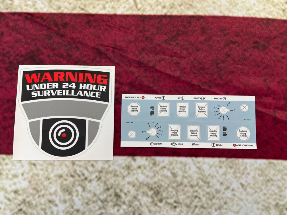 Equipment Decal Samples