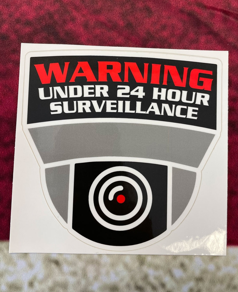 Surveillance Decal