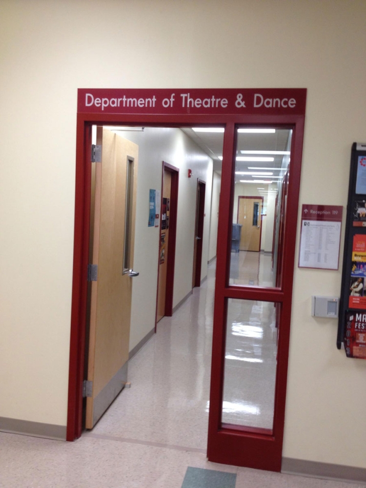 Department of Theater and Dance Door Architectural