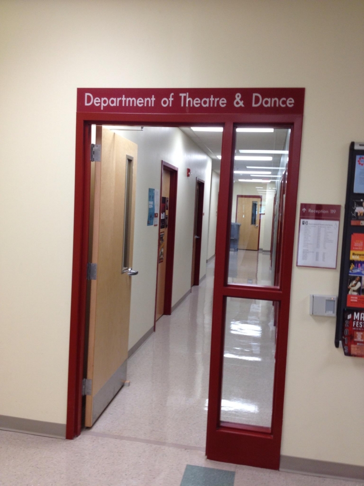 Department of Theater and Dance Door Architectural