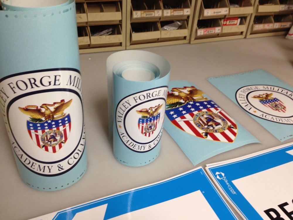 Valley Forge Military Academy Labels