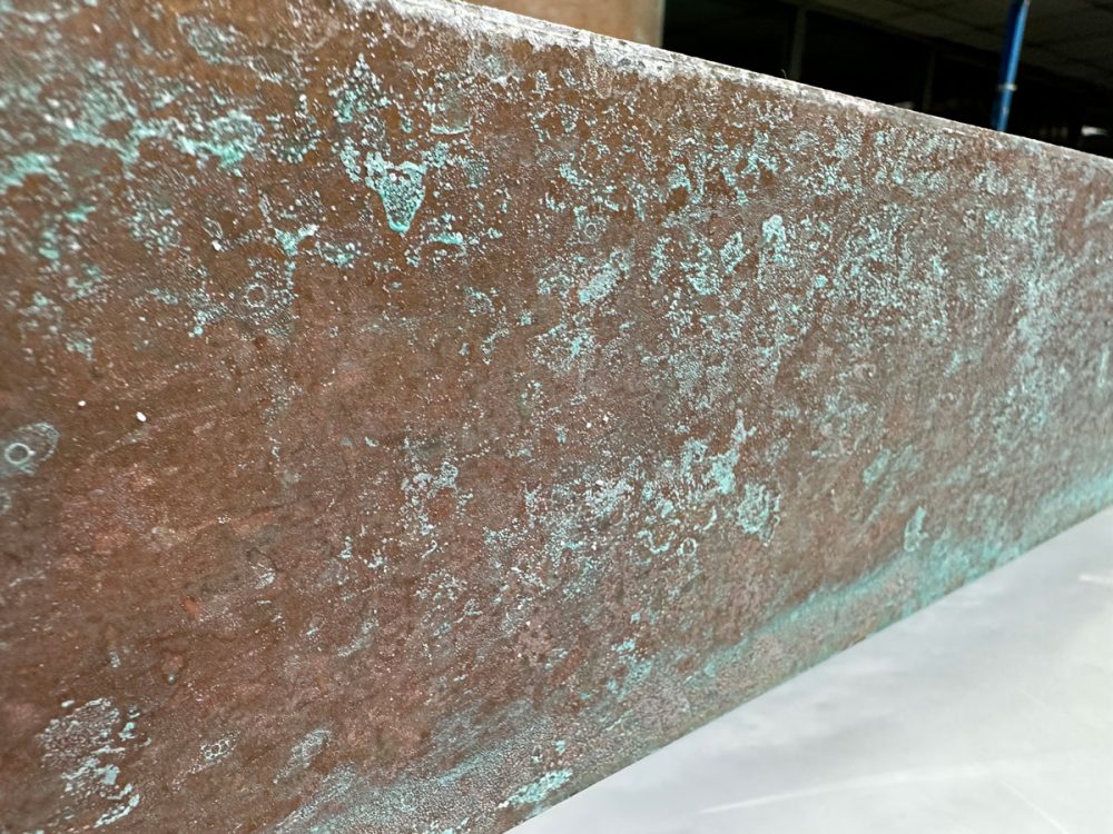 Cocoon Patina Channel Letters