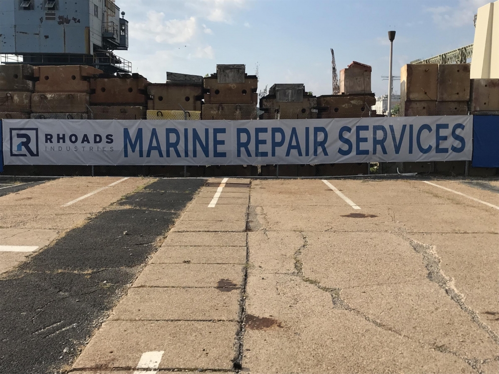 Rhoads Marine Repair Services Mesh Windscreen