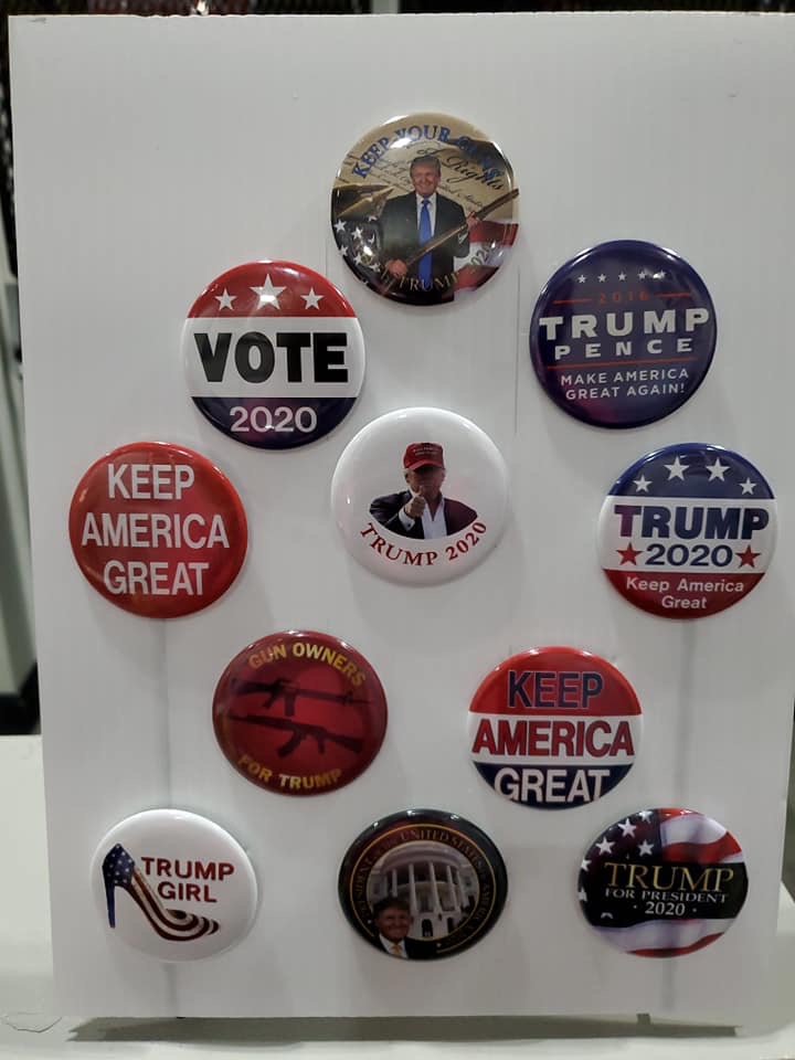 Trump Button Selection Board