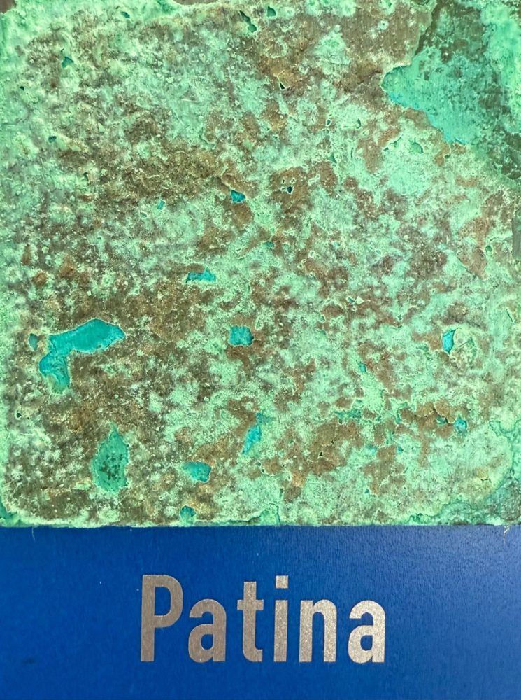 Cocoon Patina Channel Letters