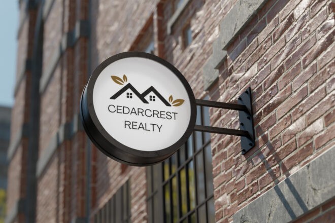 Cedarhouse Realty Blade Sign