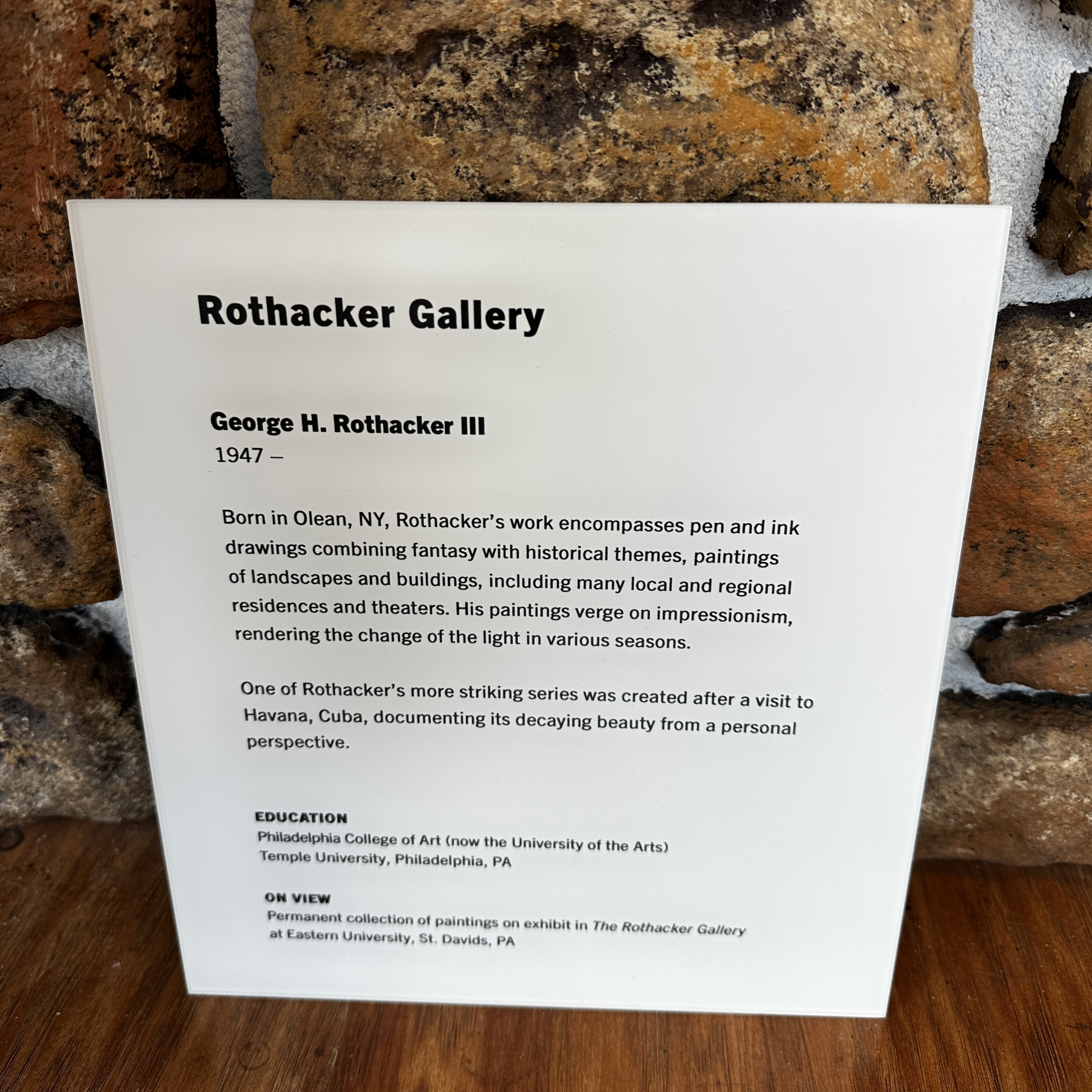 Rothacker Gallery Architectural
