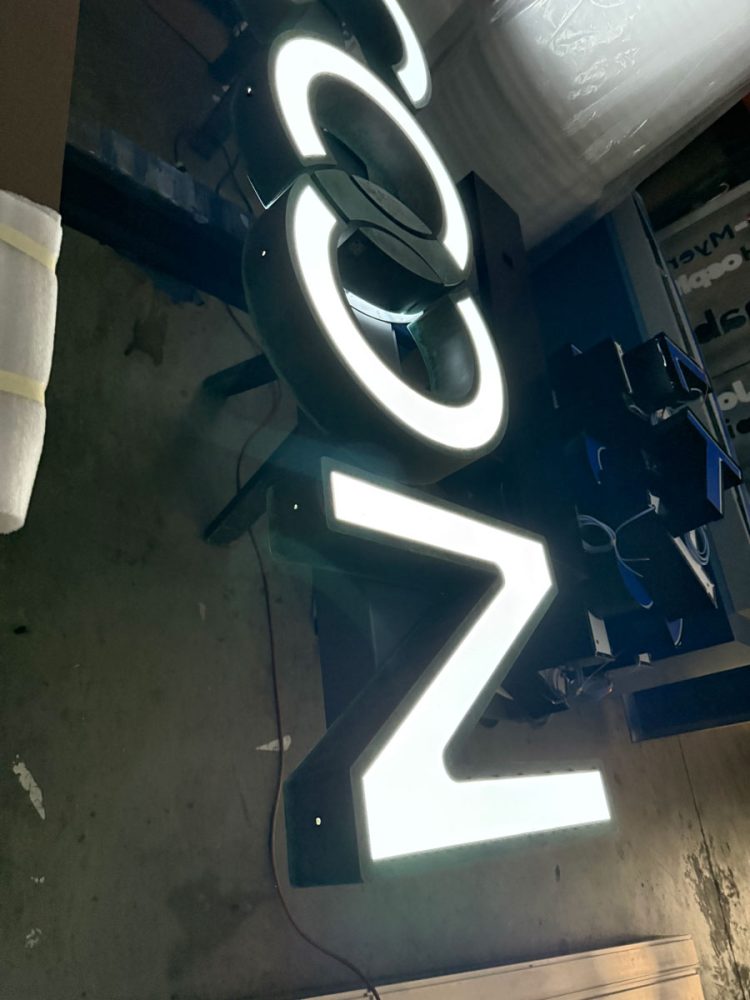 Cocoon Patina Channel Letters