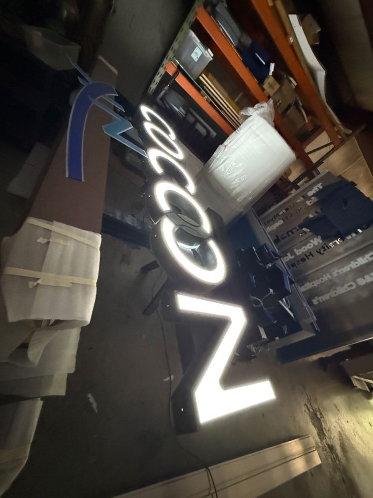 Cocoon Patina Channel Letters